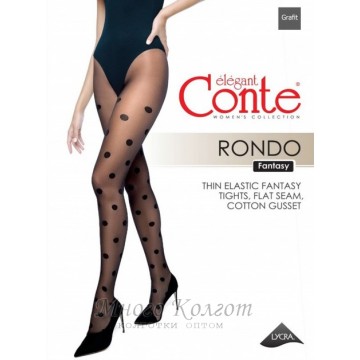 Колготки в горошек Conte Rondo